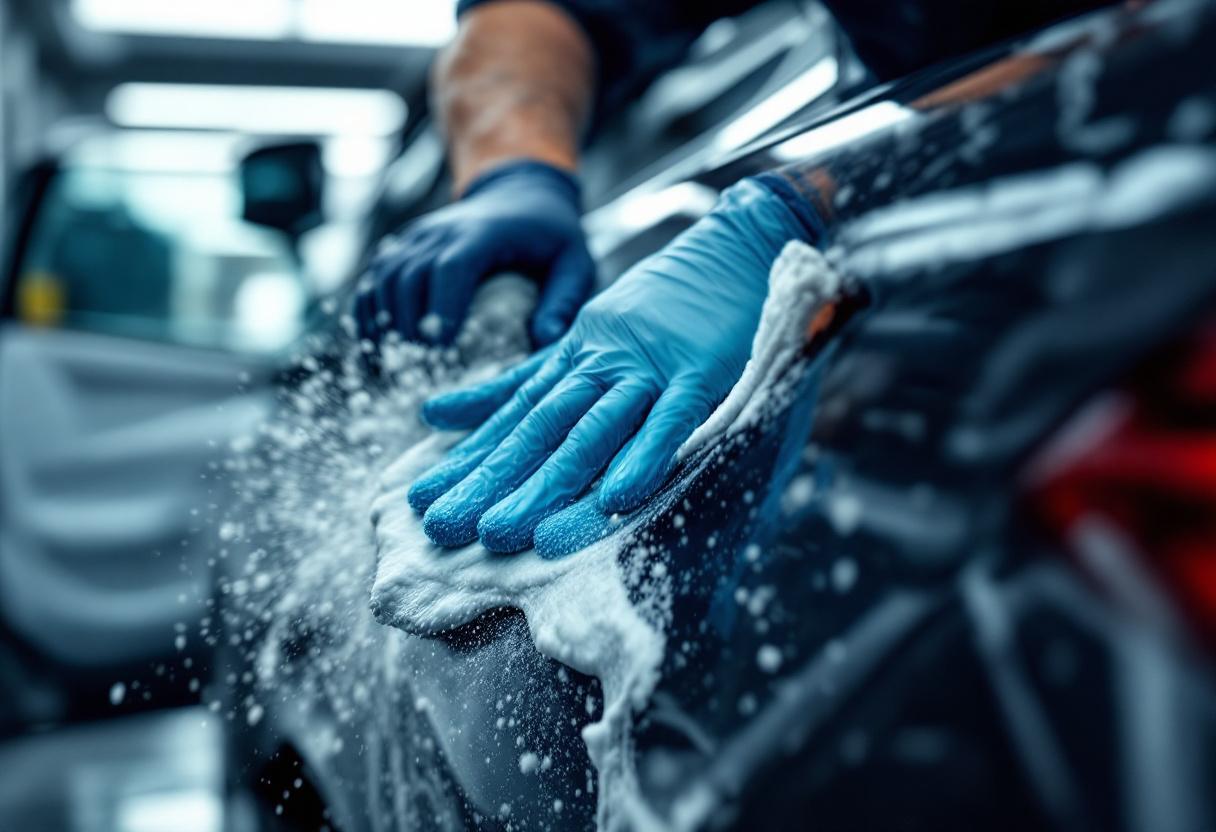 Expert car detailing process