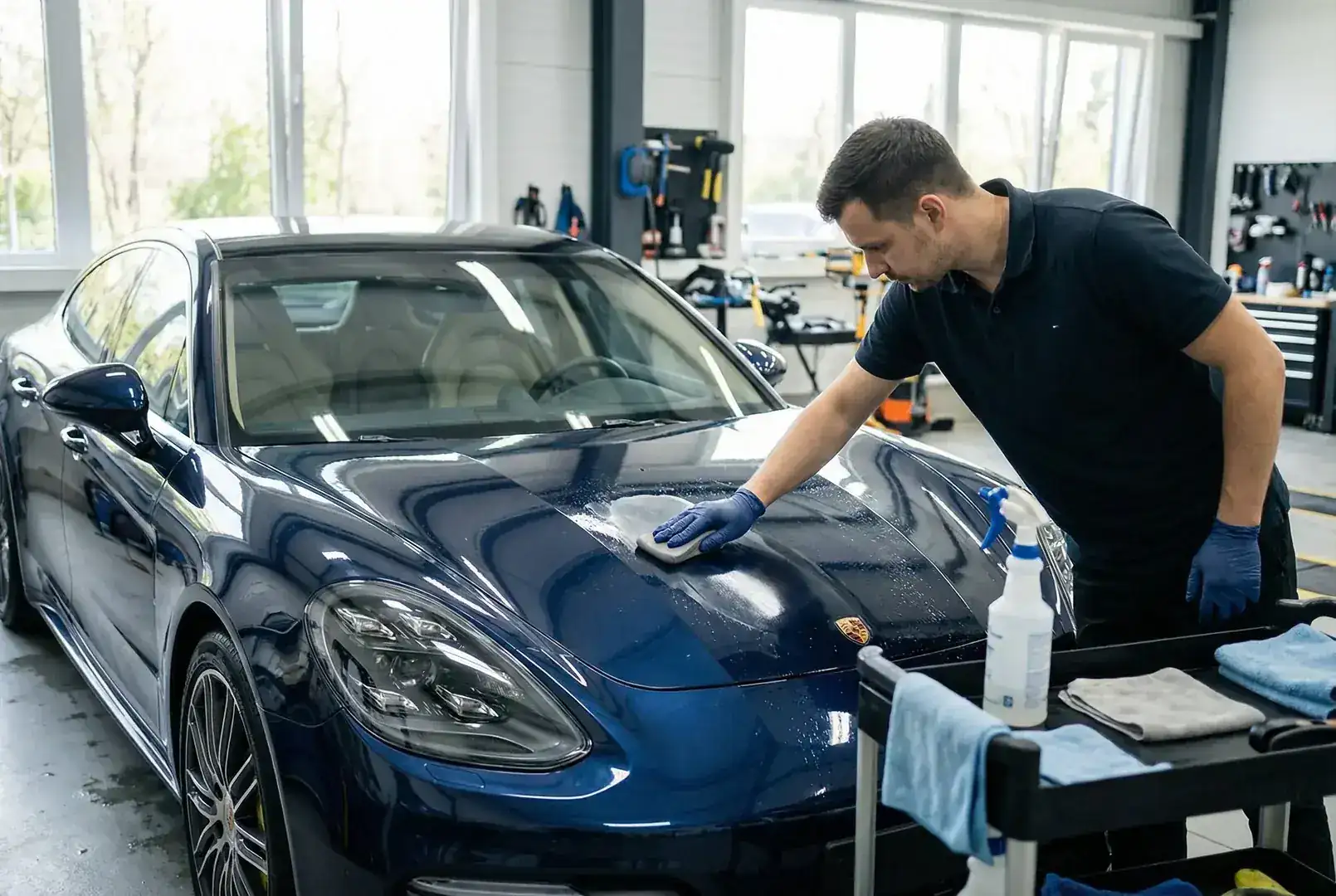 Expert car detailing process