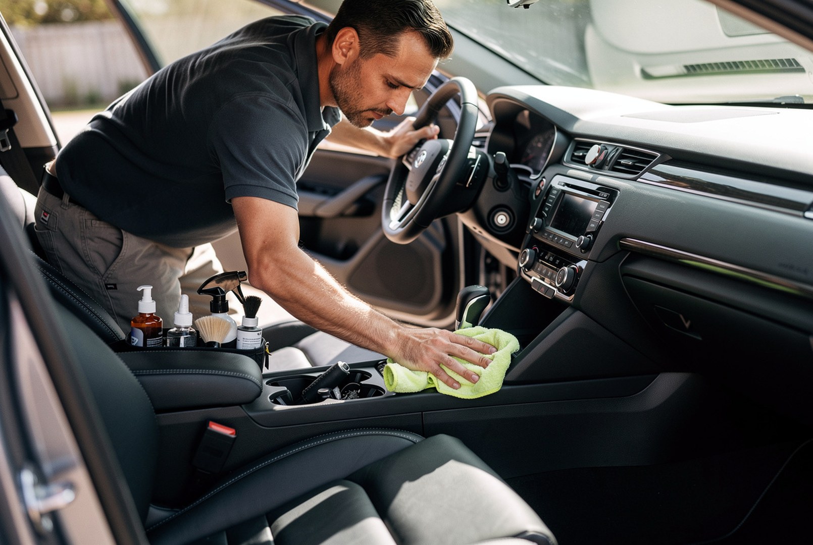 Professional mobile car detailing service in Orange County, California - interior detail service - JIMENEZ ROYAL DETAILING