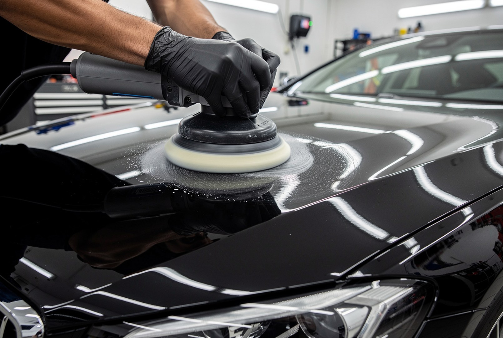 Mobile paint correction swirl and scratch removal in Orange County, California - JIMENEZ ROYAL DETAILING