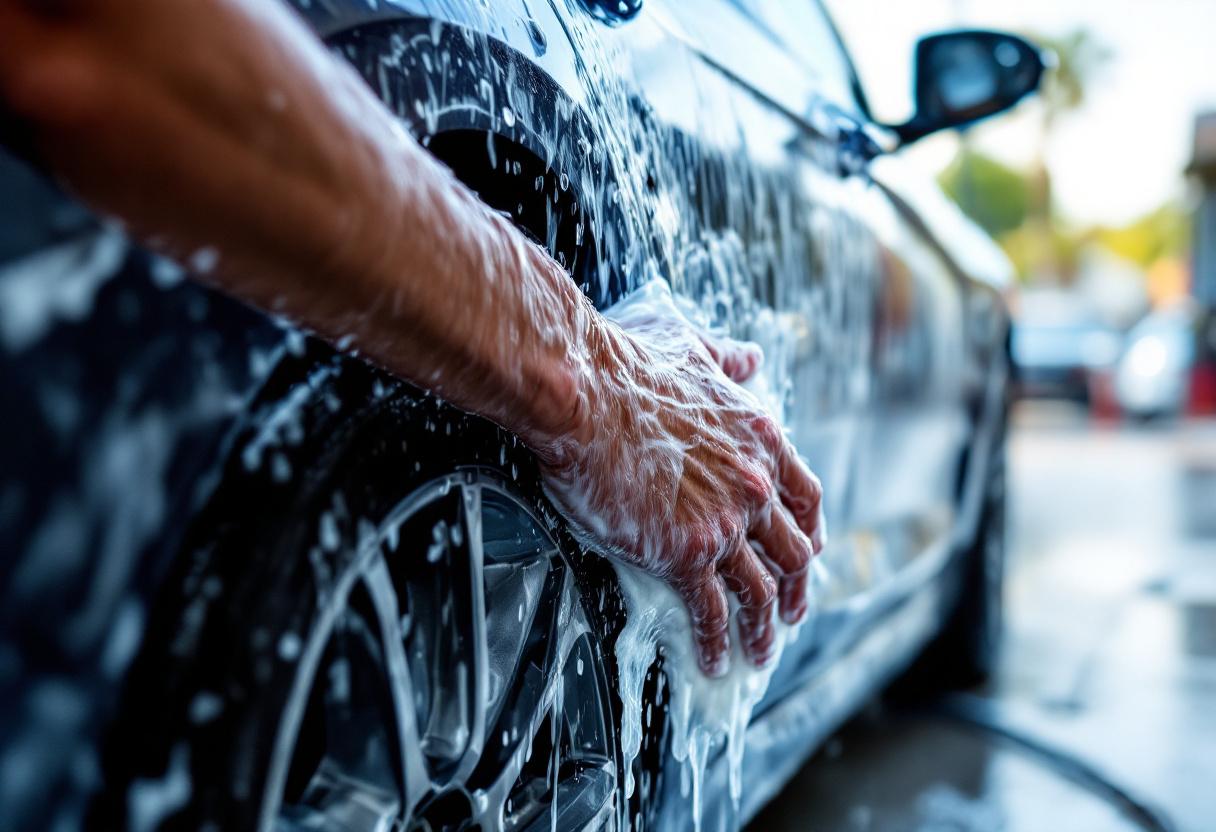 Professional mobile car detailing service in Orange County, California - regular wash service - JIMENEZ ROYAL WASH