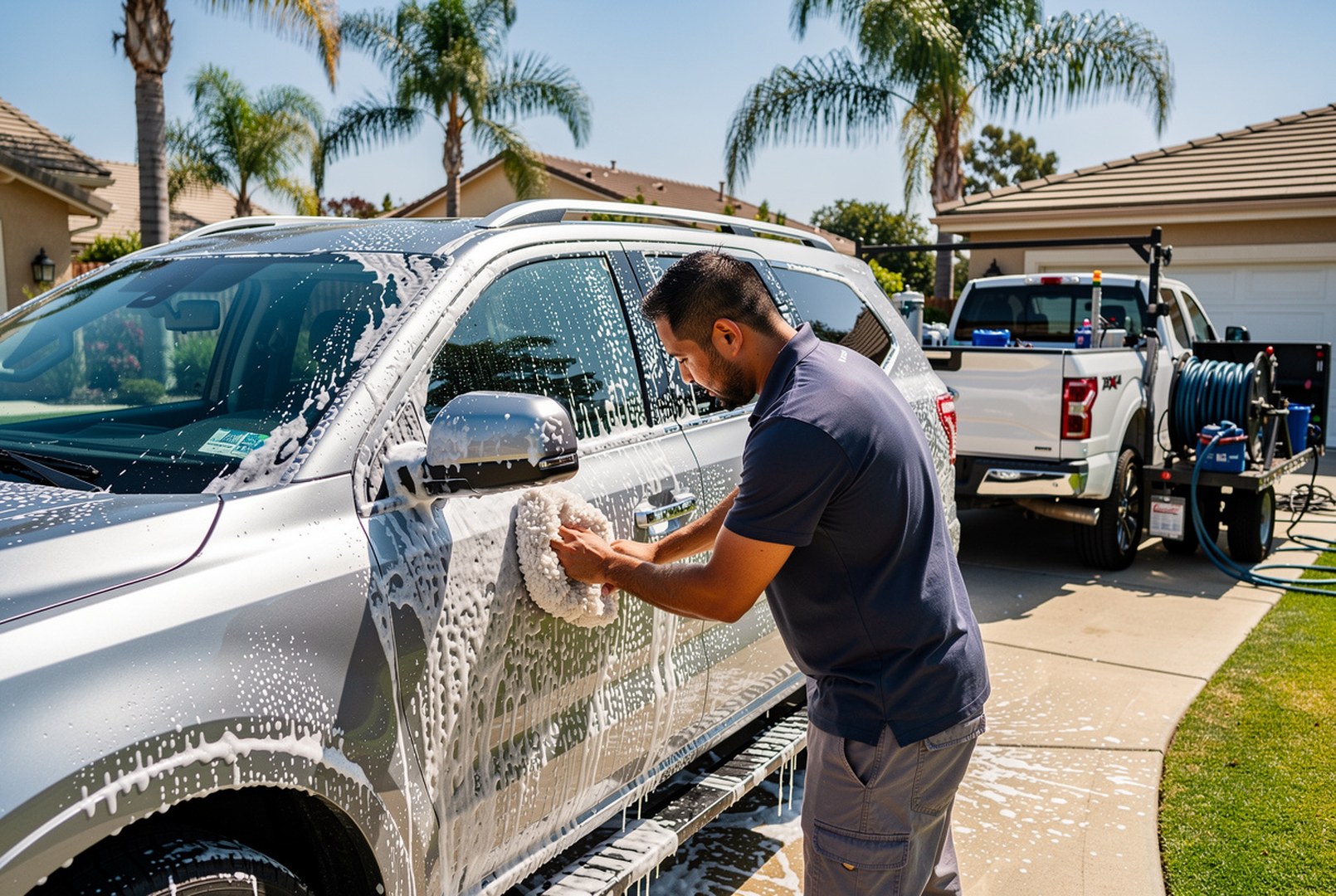 Professional mobile car detailing service in Orange County, California - regular wash service - JIMENEZ ROYAL DETAILING