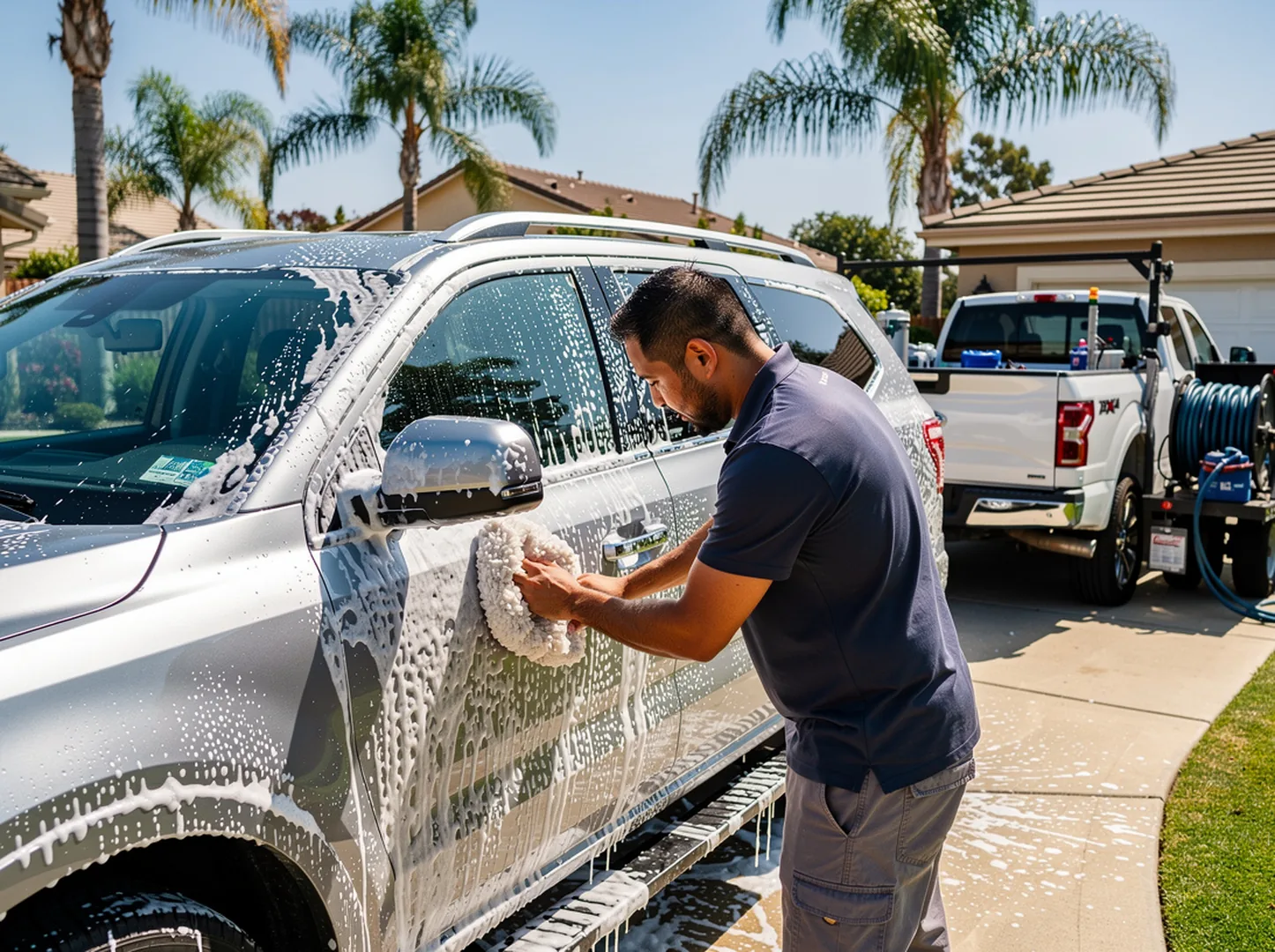 Regular mobile car wash service in Orange County starting at $60 - JIMENEZ ROYAL DETAILING
